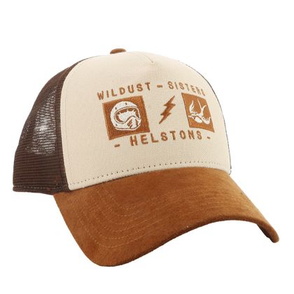 Casquette Helstons WILDSTONS TRUCKER - Marron