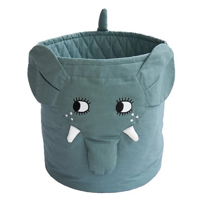 Roommate Mini Oppbevaringskurv Elefant, Blå