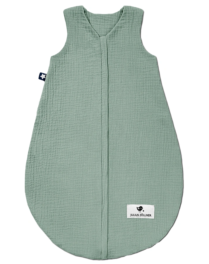 Musselin-Sommerschlafsack TERRA in grün