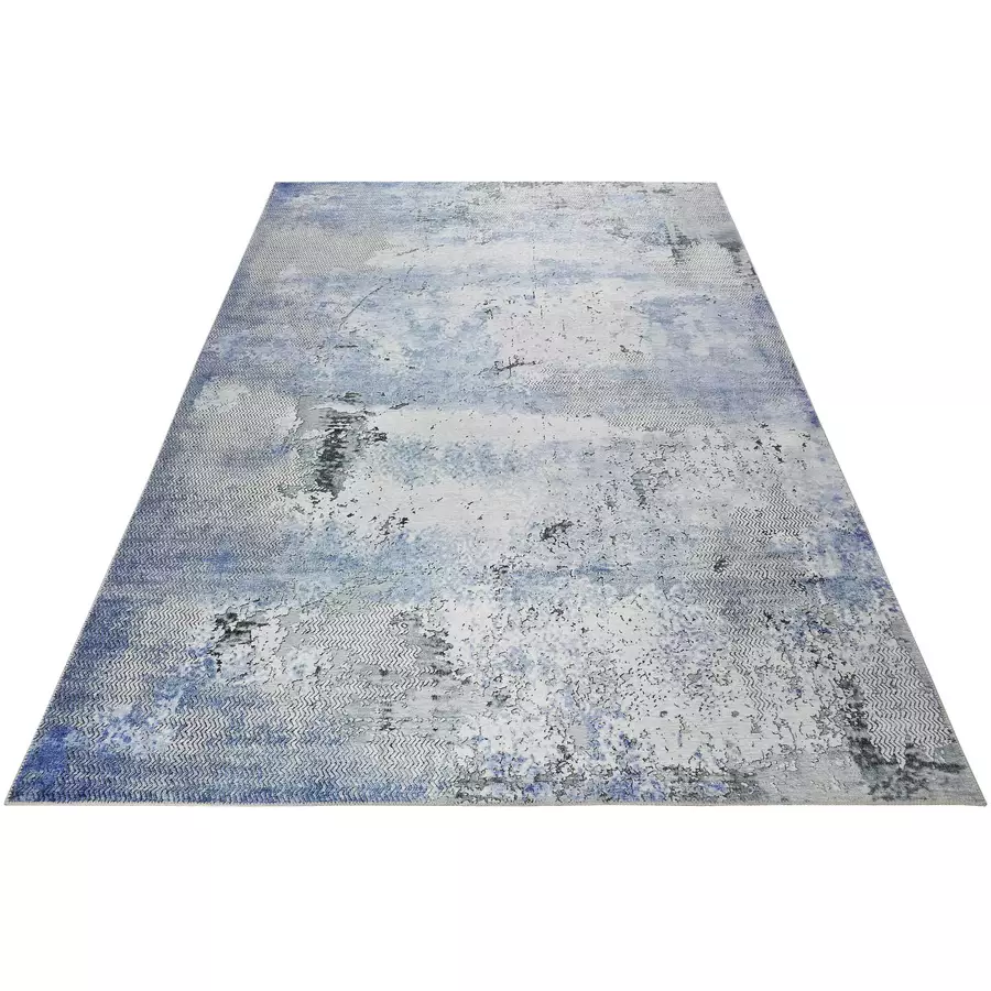 Wecon home Kurzflorteppich Radiate graublau