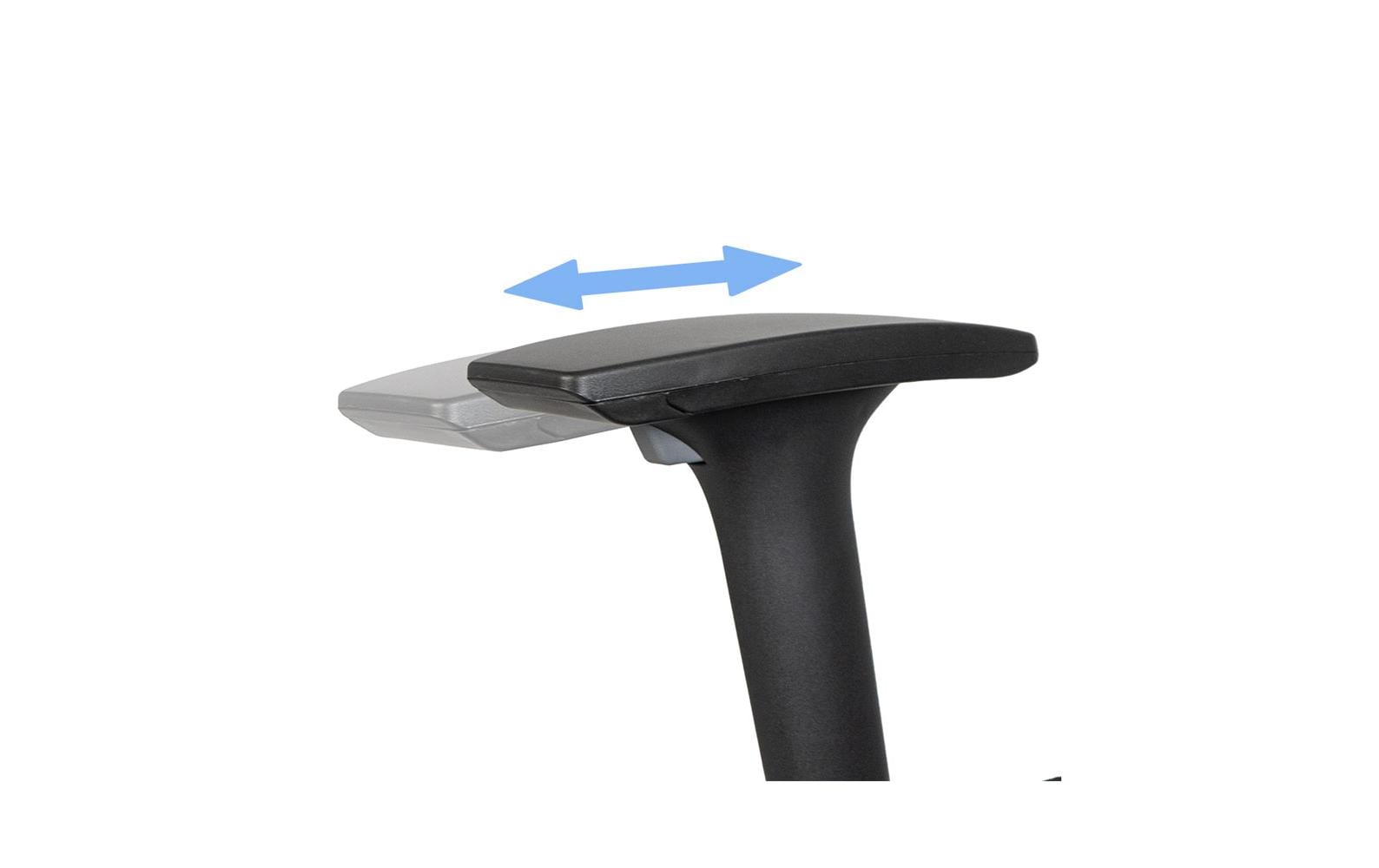 Bürostuhl FlexSeat Schwarz<br>Drehbarer Stuhl mit Armlehnen