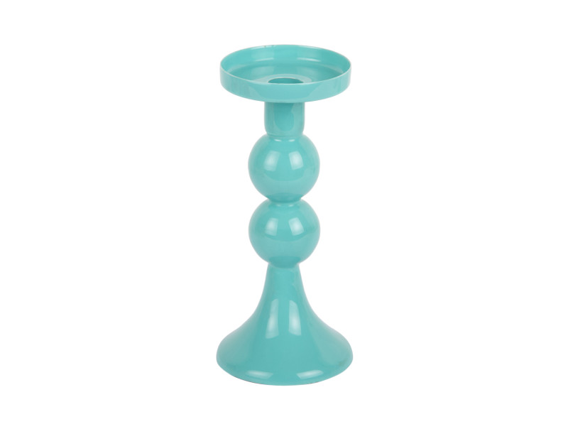 Candle Holder Funky Medium PT4262BL Turquoise blue