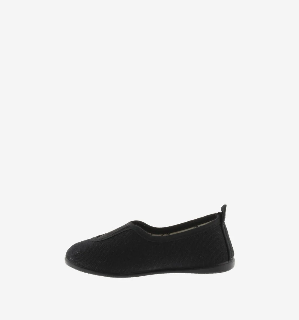 GIMNASIA TOILE BIO Baskets sport pour femme NEGRO