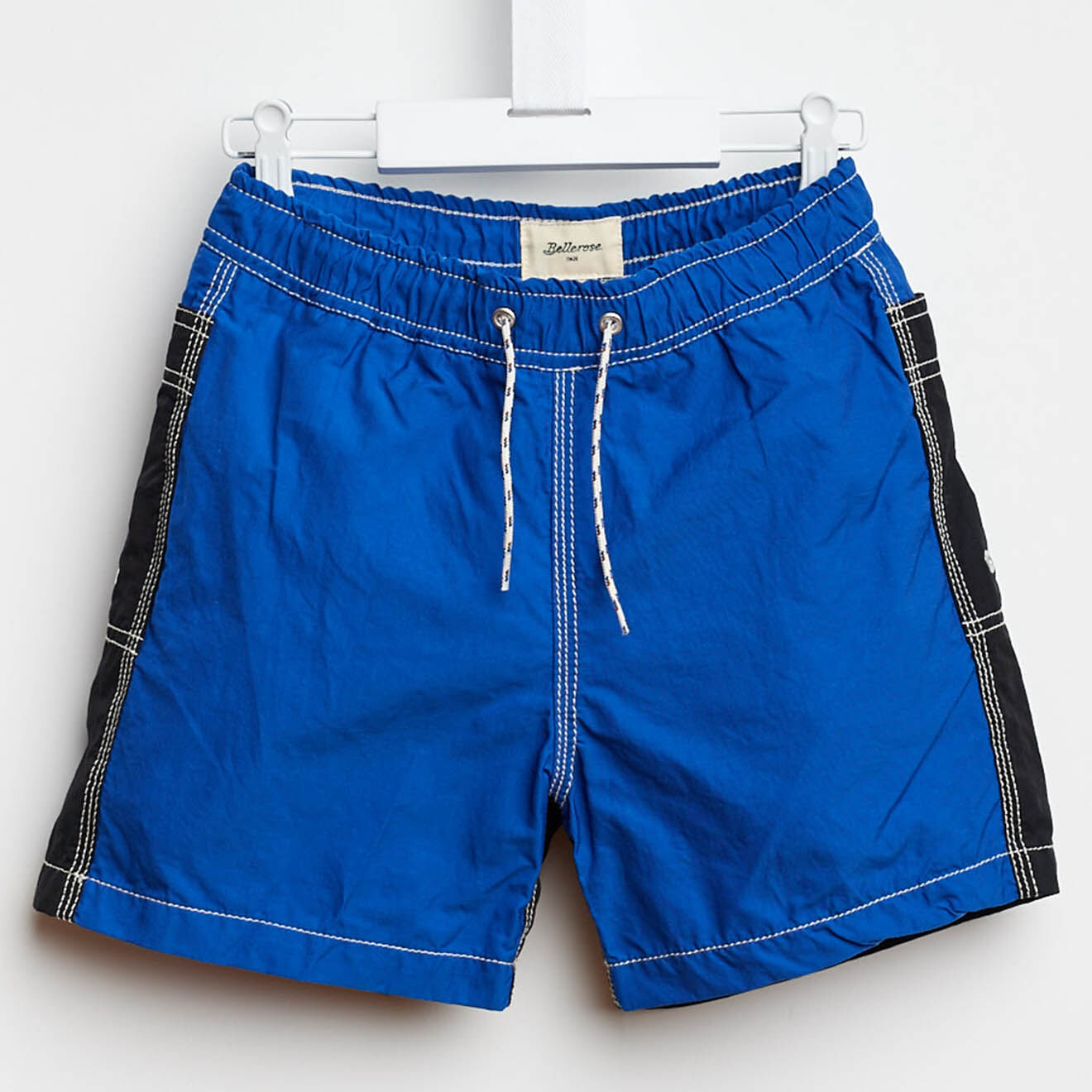 Bellerose Short de bain Lazo bicolore bleu/noir