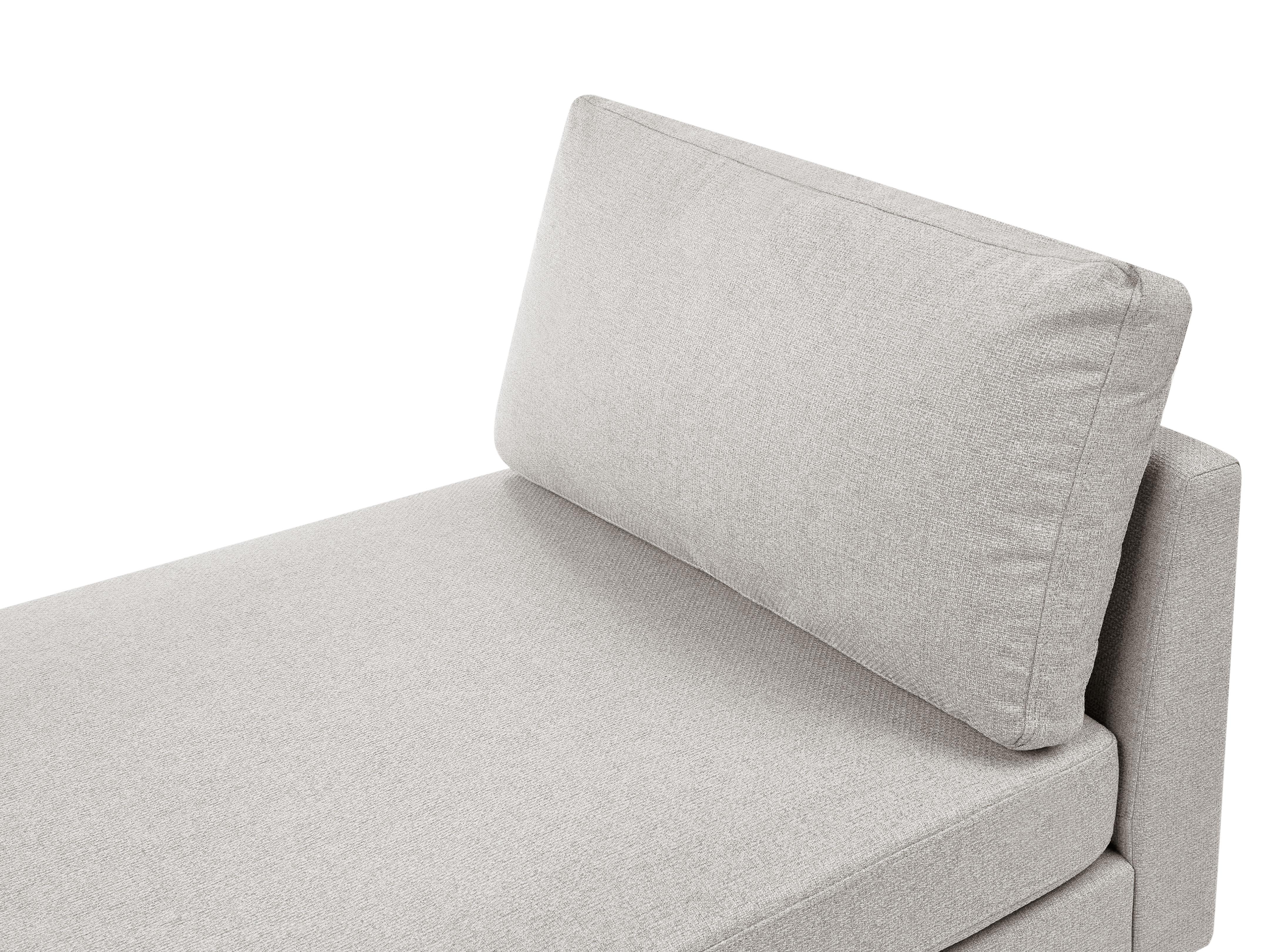 Chaise longue ARCHIANE Stof Lichtgrijs