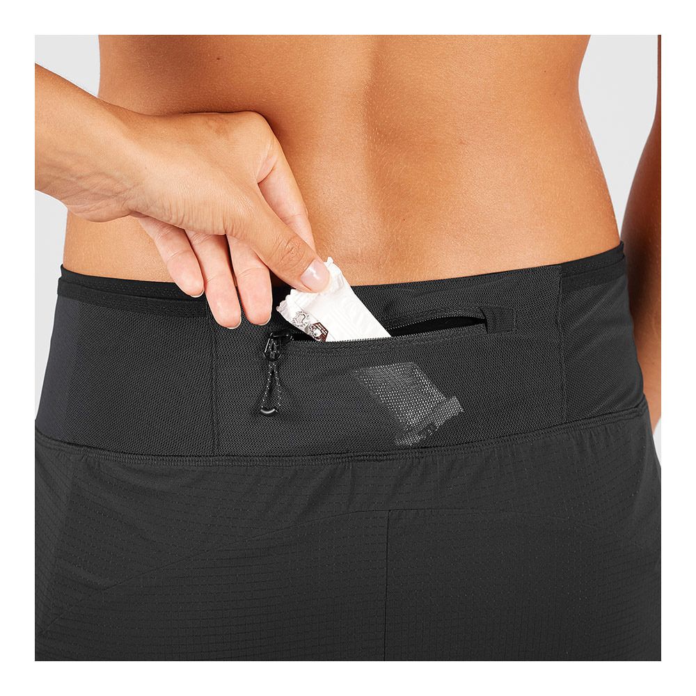 Salomon SENSE - Jupe-short Femme black
