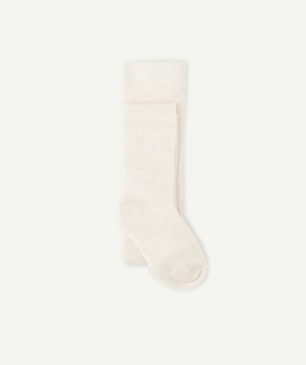 PAIRE DE COLLANTS BÉBÉ FILLE ROSE PÂLE