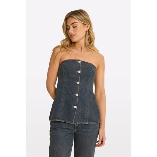 Envii Enelm Top, Mid Worn Blue, 34