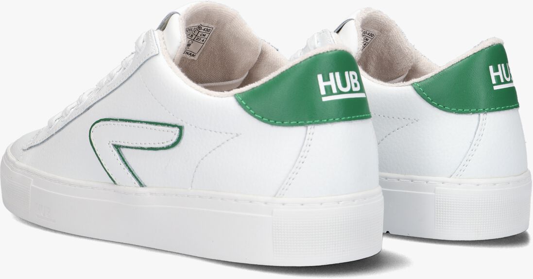 HUB witte hub lage sneakers hook-z