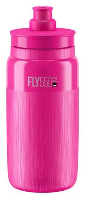 Bidon Elite Fly Tex 550 ml Rose Fluo