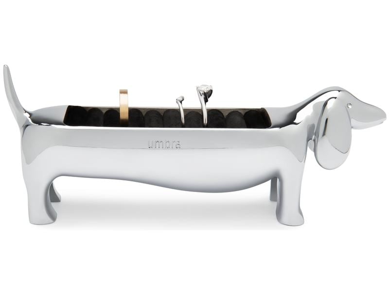 Umbra Ringhalter Dachsie für 8 Ringe Ringhalter in Dachsform