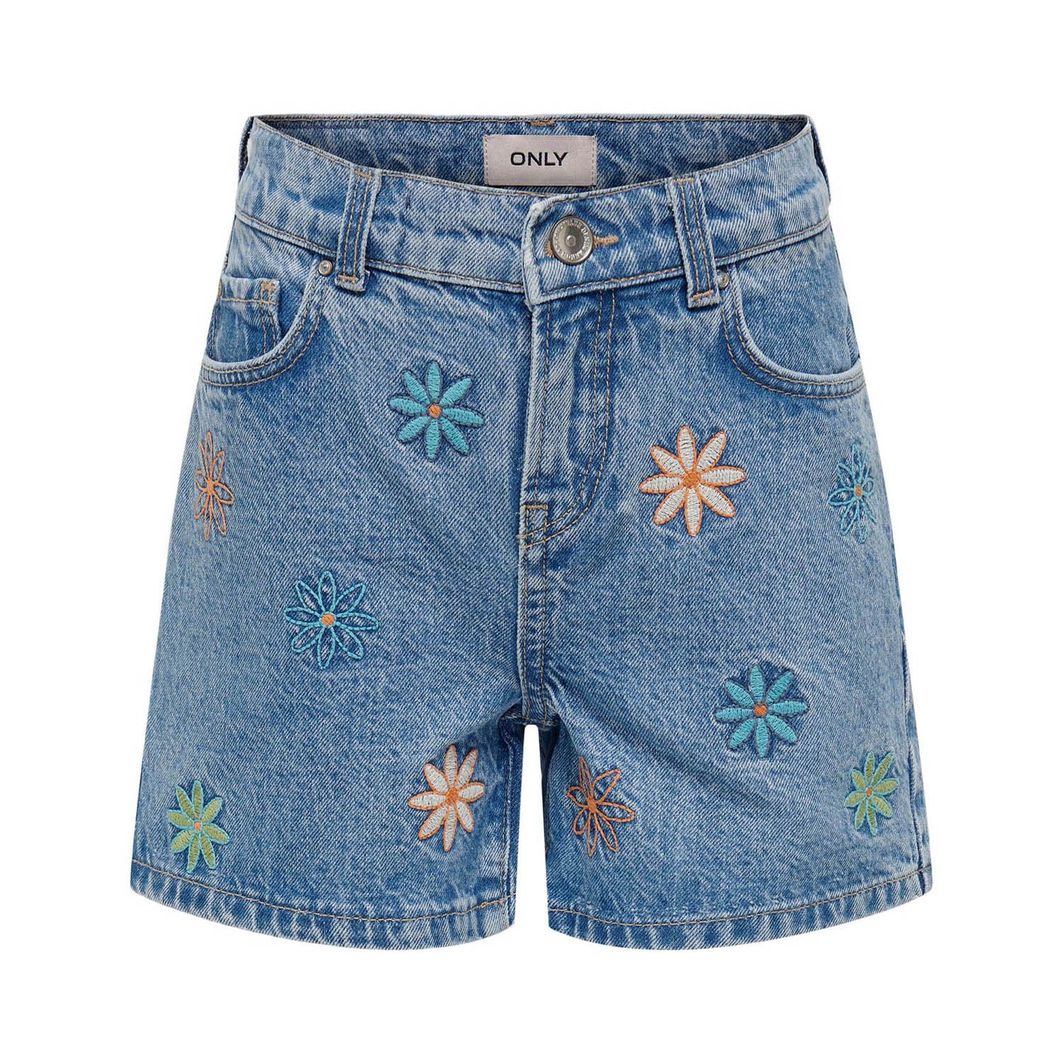 Only Kids  Fine Embroidery Denim Shorts