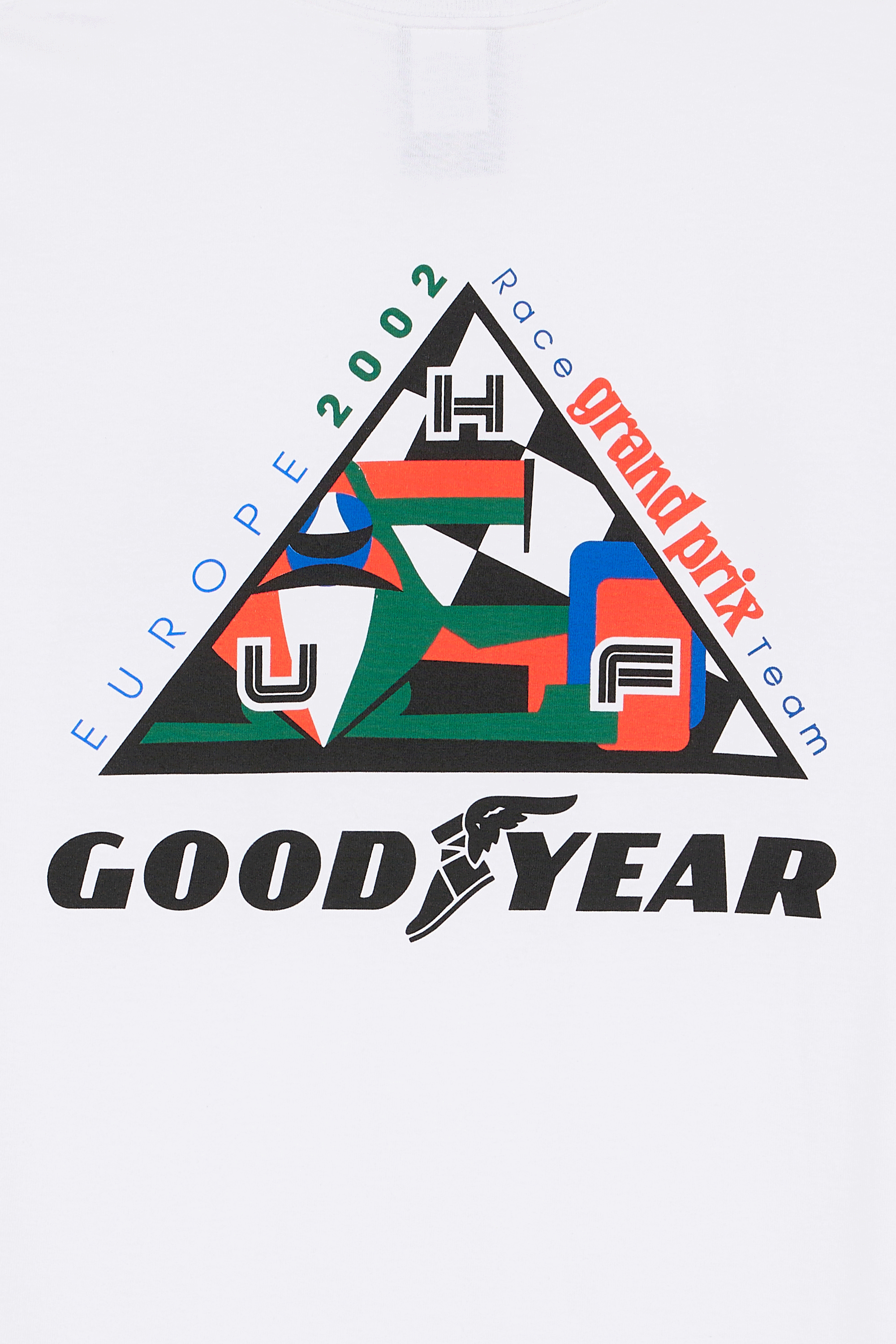 HUF t-shirt GRAND PRIX Blanc