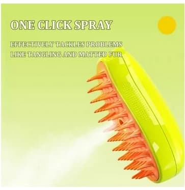 Steamy Cat Brush - 3 In1 Cat Steamy Brush, selvrensende Steam Cat Brush