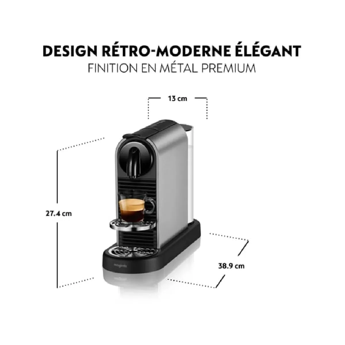 Magimix Nespresso Citiz Platinum Titane 11715