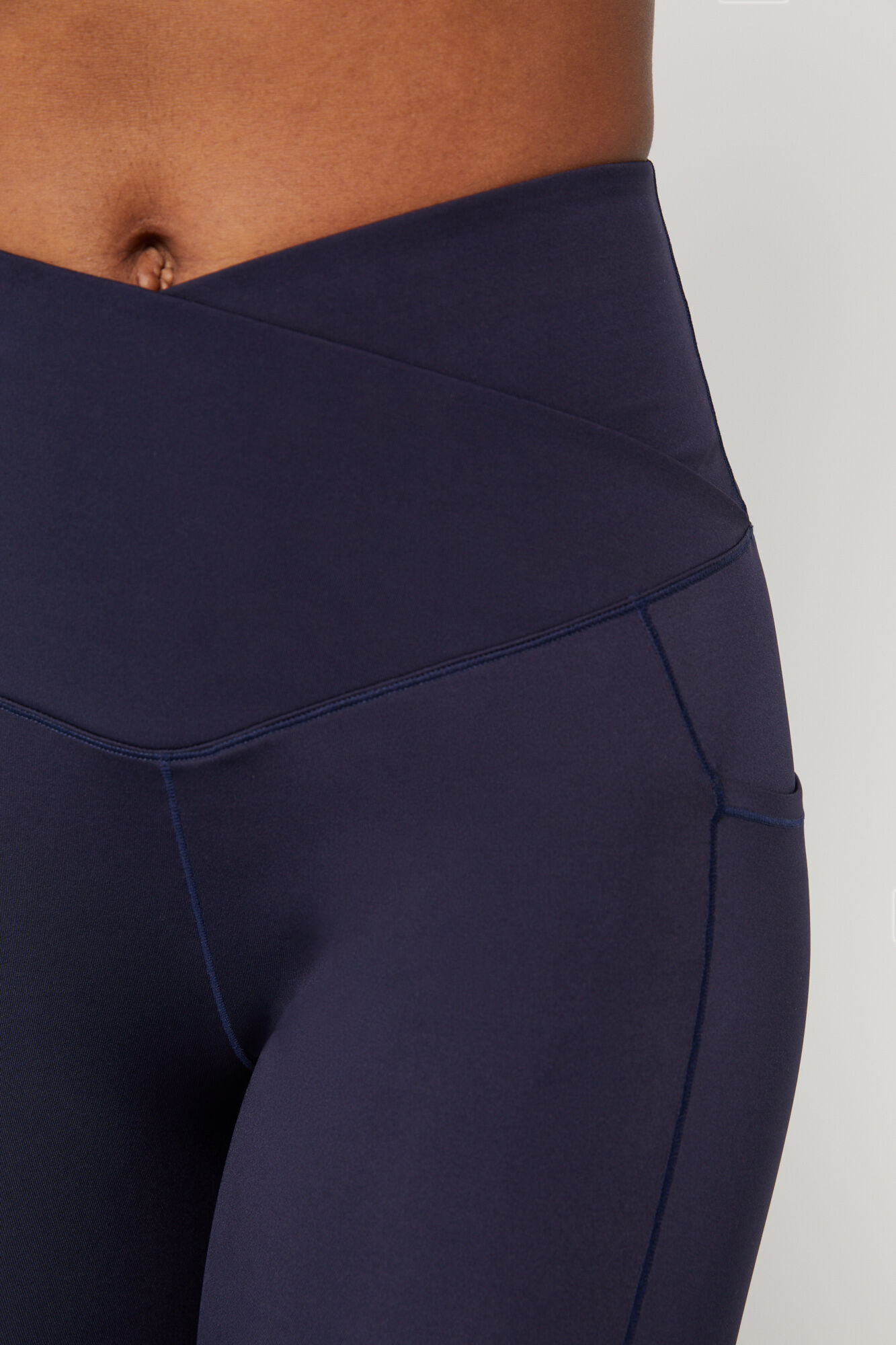 Leggings crop cintura cruzada 4D Stretch