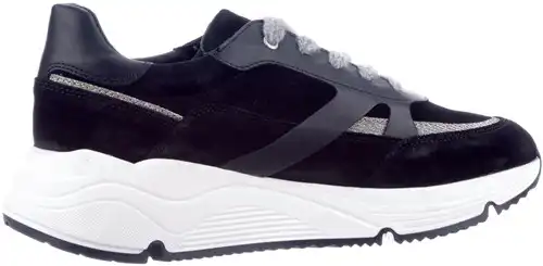 D9420 Hip zwart/zilver combi - maat 43 sneaker zwart/zilver combi - maat 43 Calandschoen