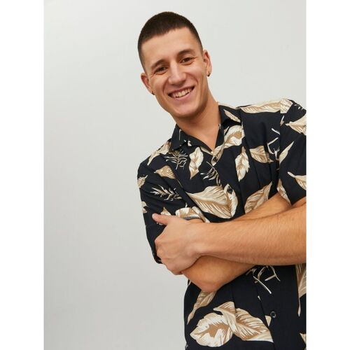 Jack & Jones - 12202240 BLATROPIC-BLACK Negro