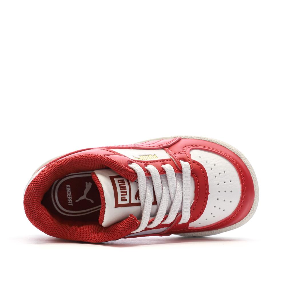 Puma Baskets Blanches/Rouges Garçon Puma Pro Classic