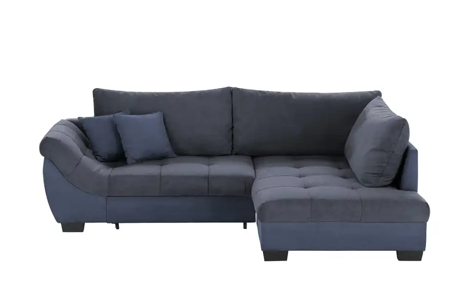 Ecksofa Krissy Dunkelblau, Marineblau rechts