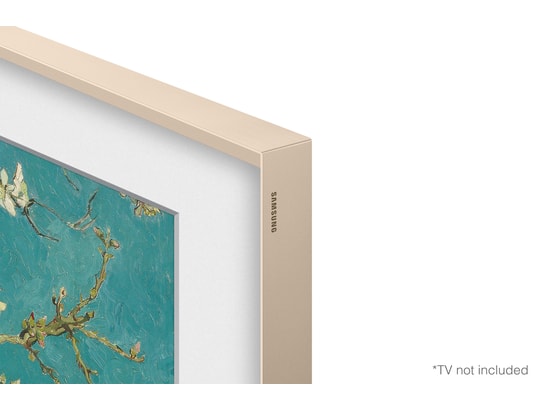 SAMSUNG - TV QLED 4K 138 cm TQ55LS03FA + VG-SCFC55SGMXC Doré