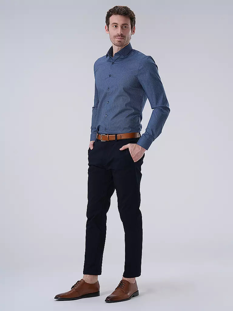 OLYMP NO.6 Hemd Super Slim Fit  dunkelblau