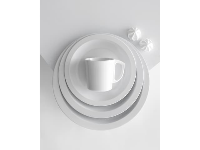 Rosti Hamlet Desserttallerken Dia. 18 cm Hvid