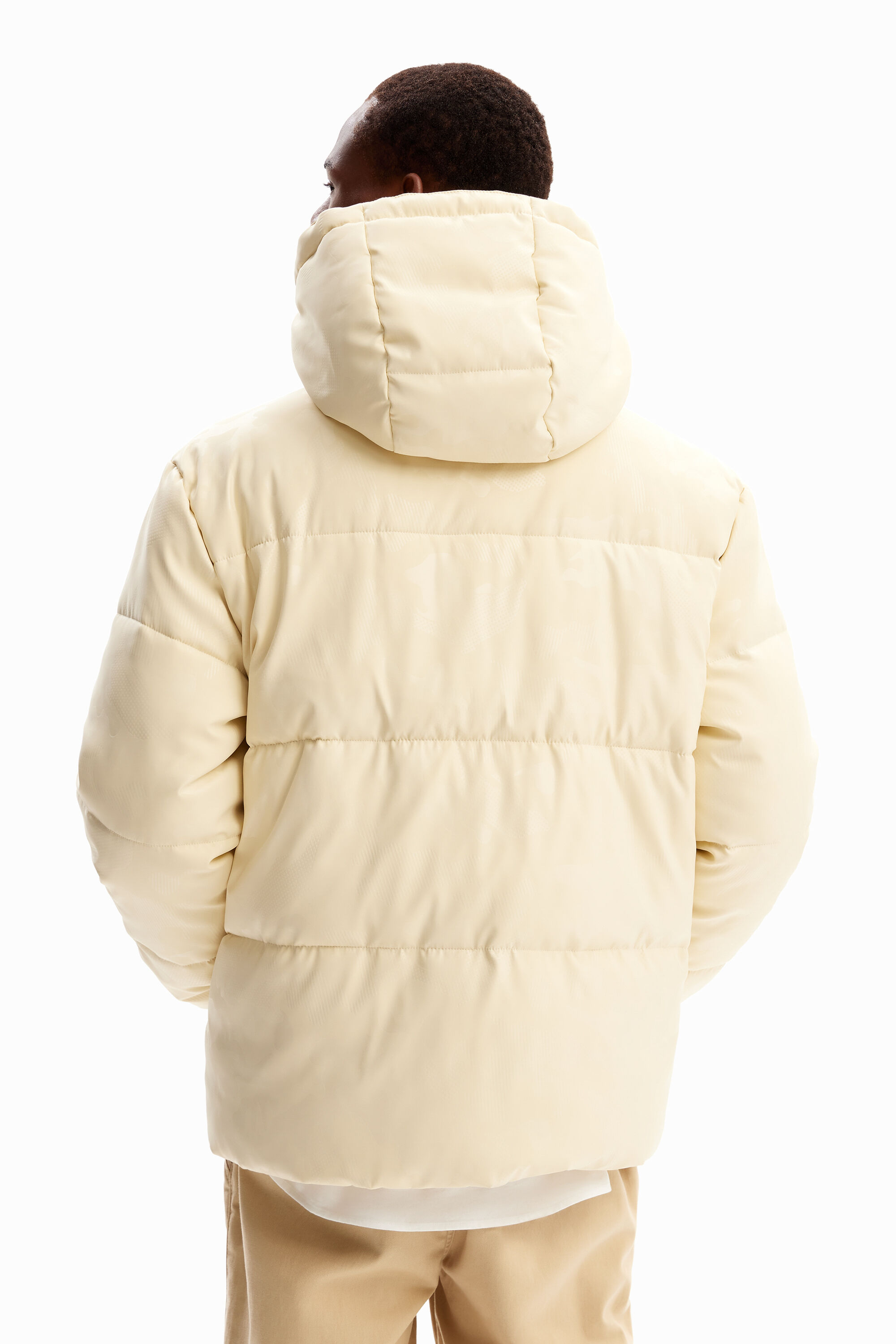 Chaqueta acolchada camuflaje