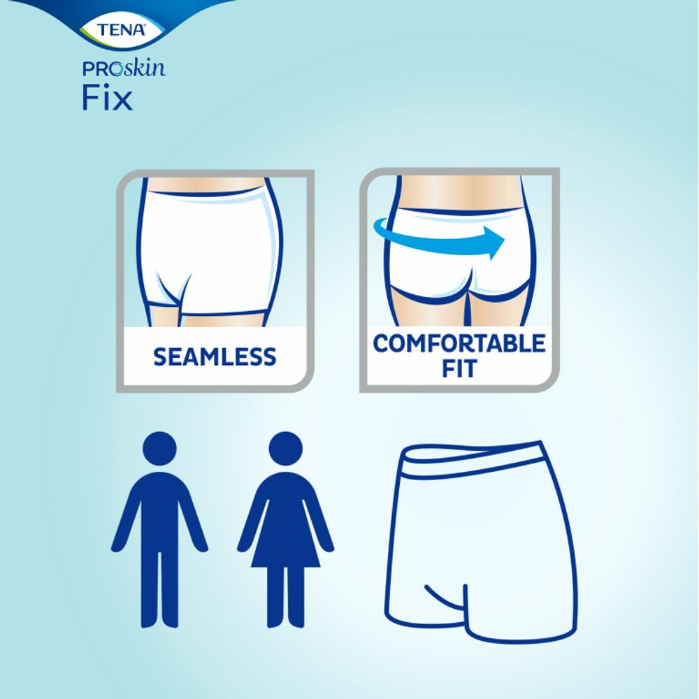 2x TENA Proskin Fix Fixation Pants XL5 stuks