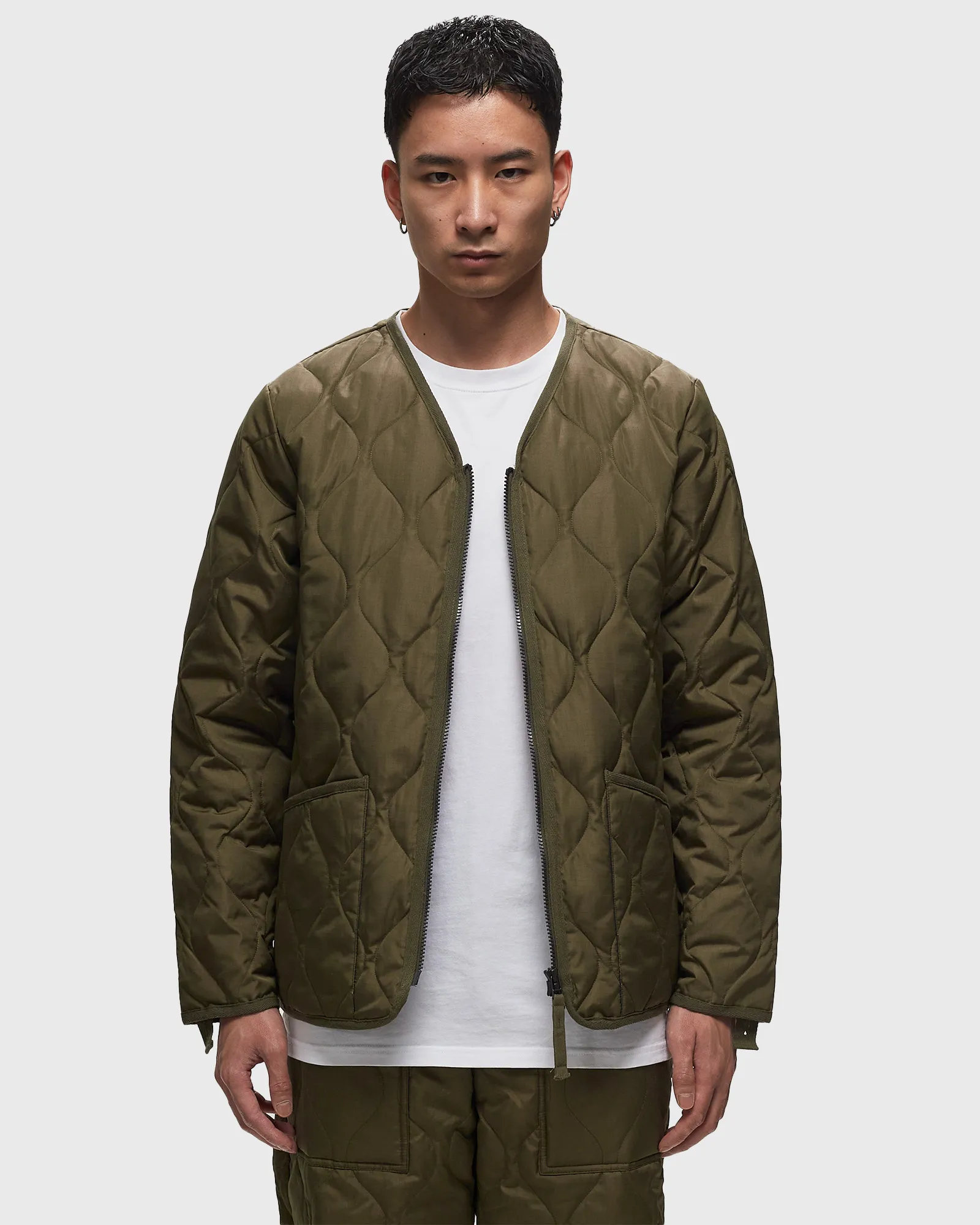 Taion MILITARY ZIP V-NECK JACKET
