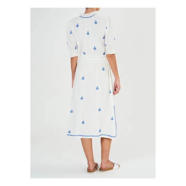 M.A.B.E. Robe Brodée Edra | Bleu