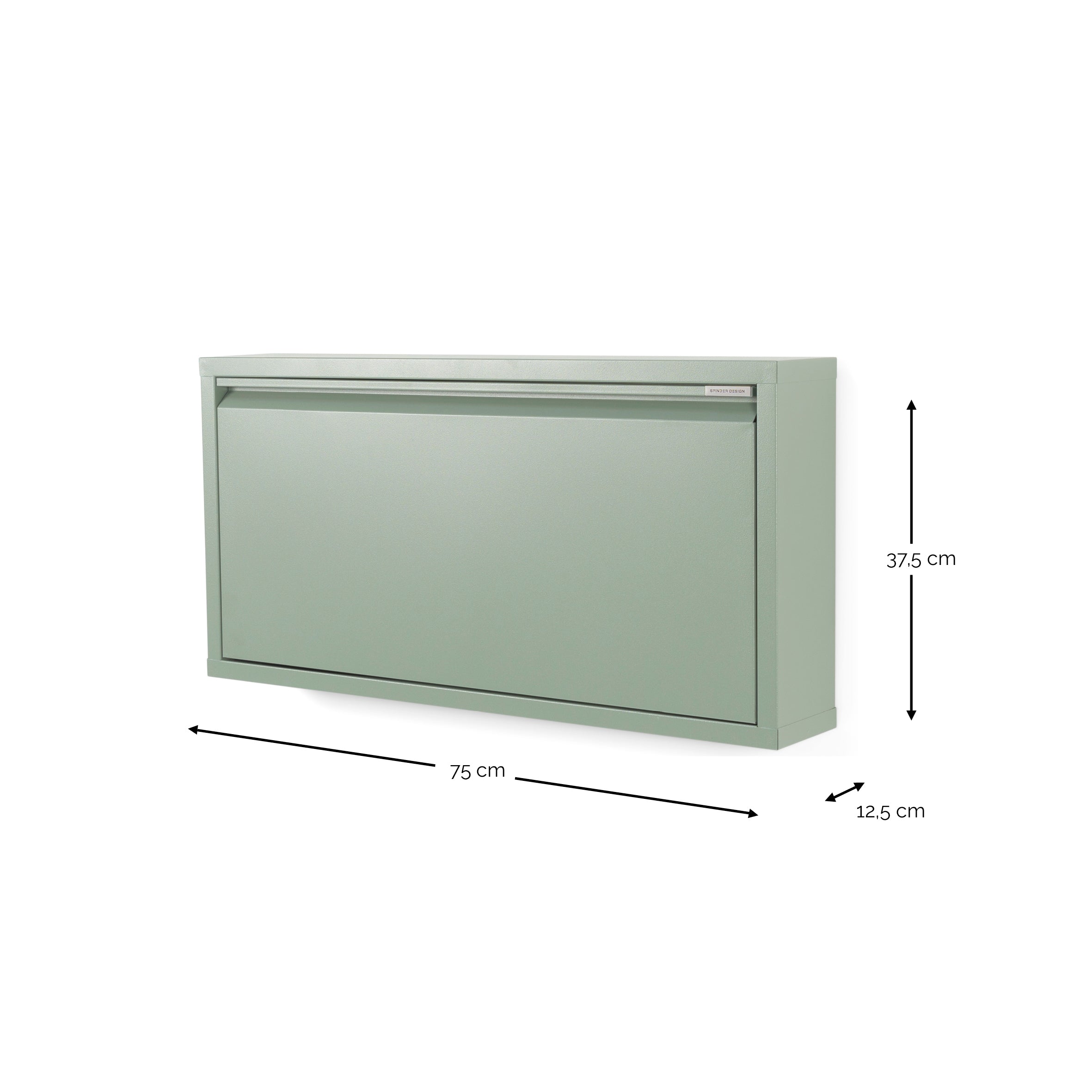 Spinder Design Billy 1 Schoenenkast - Dusty Green
