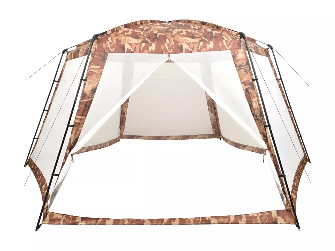 Prolenta Premium - Tente de piscine Tissu 660x580x250 cm Camouflage