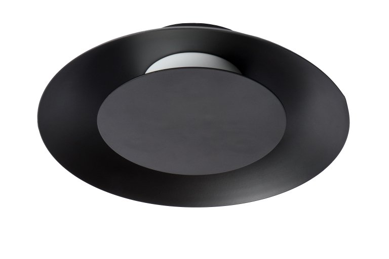 Lucide Foskal plafondlamp Ø21.5 LED zwart