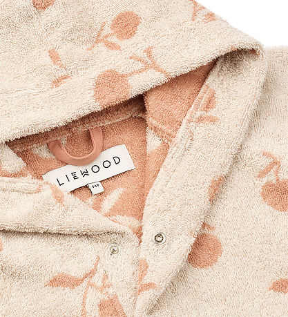 Liewood Bademantel - Lilana Yarn Dyed - Peach/Sea Shell