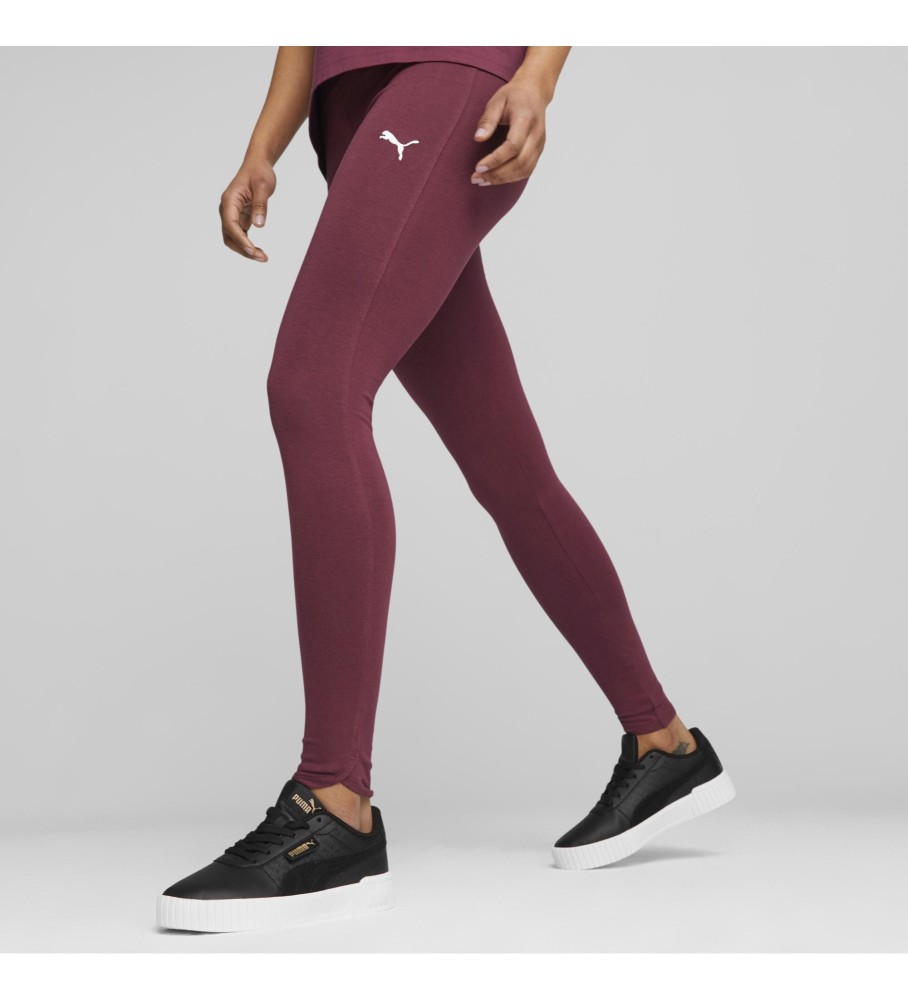 Leggings Puma de cintura alta cor vinho