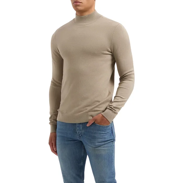 Pure Path Essential Knitwear Mockneck Sweater Heren