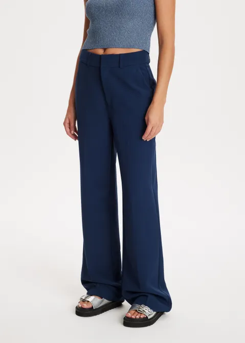 Wijde pantalon blauw (BLW.D)