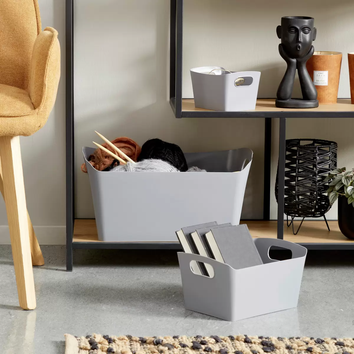 Aufbewahrungsbox Amra, 0.9L Homezone Grau