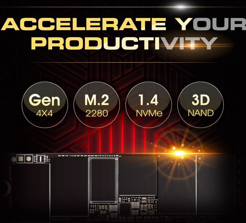 Silicon Power SSD 1TB - NVMe 4.0 Gen4 PCIe M.2