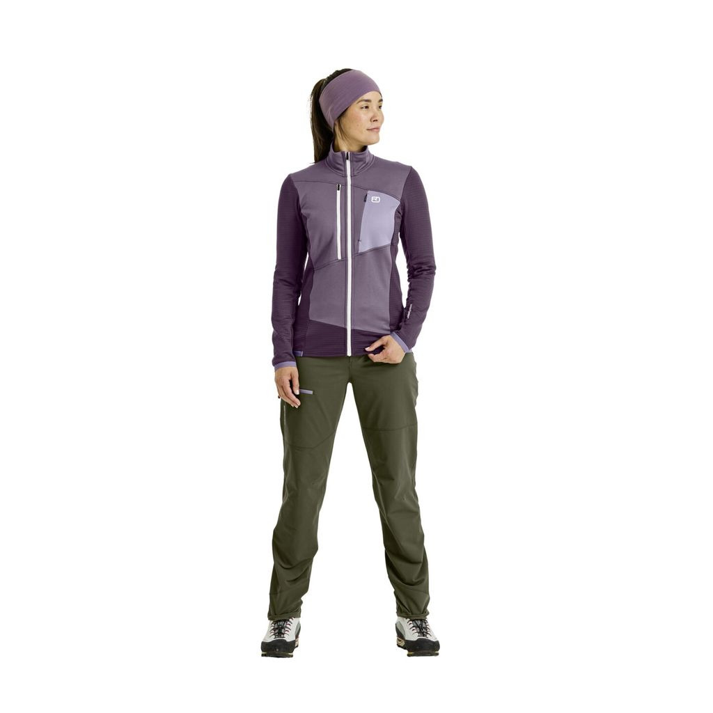 Fleece Grid Jacket W