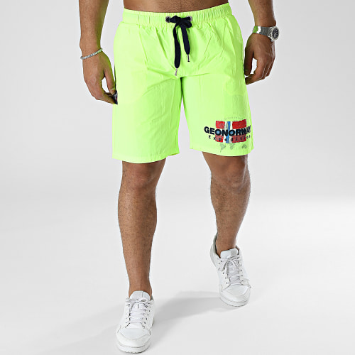 Short De Bain Jaune Fluo
