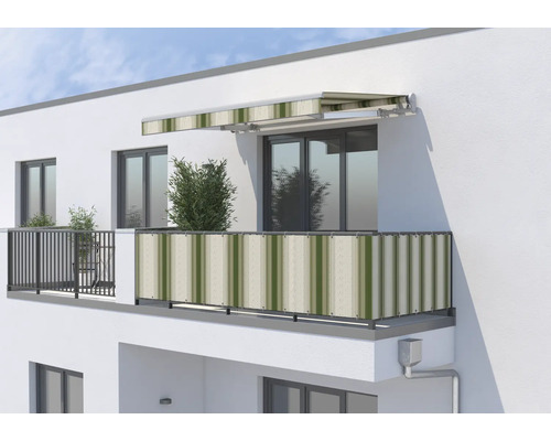 SOLUNA balkonbekleding H:75 cm stof dessin 320b70 (per meter verkocht)