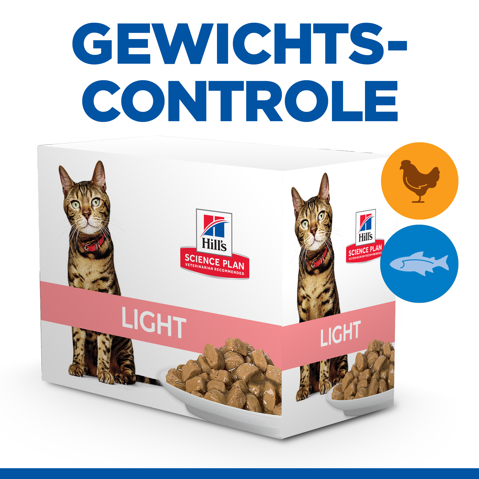 Hill's Science Plan - Feline Adult - Chicken Light - Maaltijdzakje