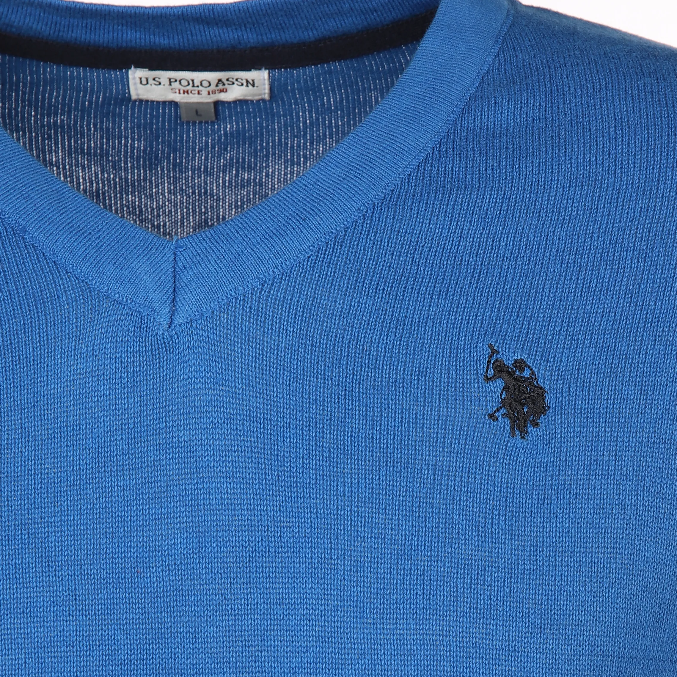 Herren Feinstrickpullover mit V-Ausschnitt