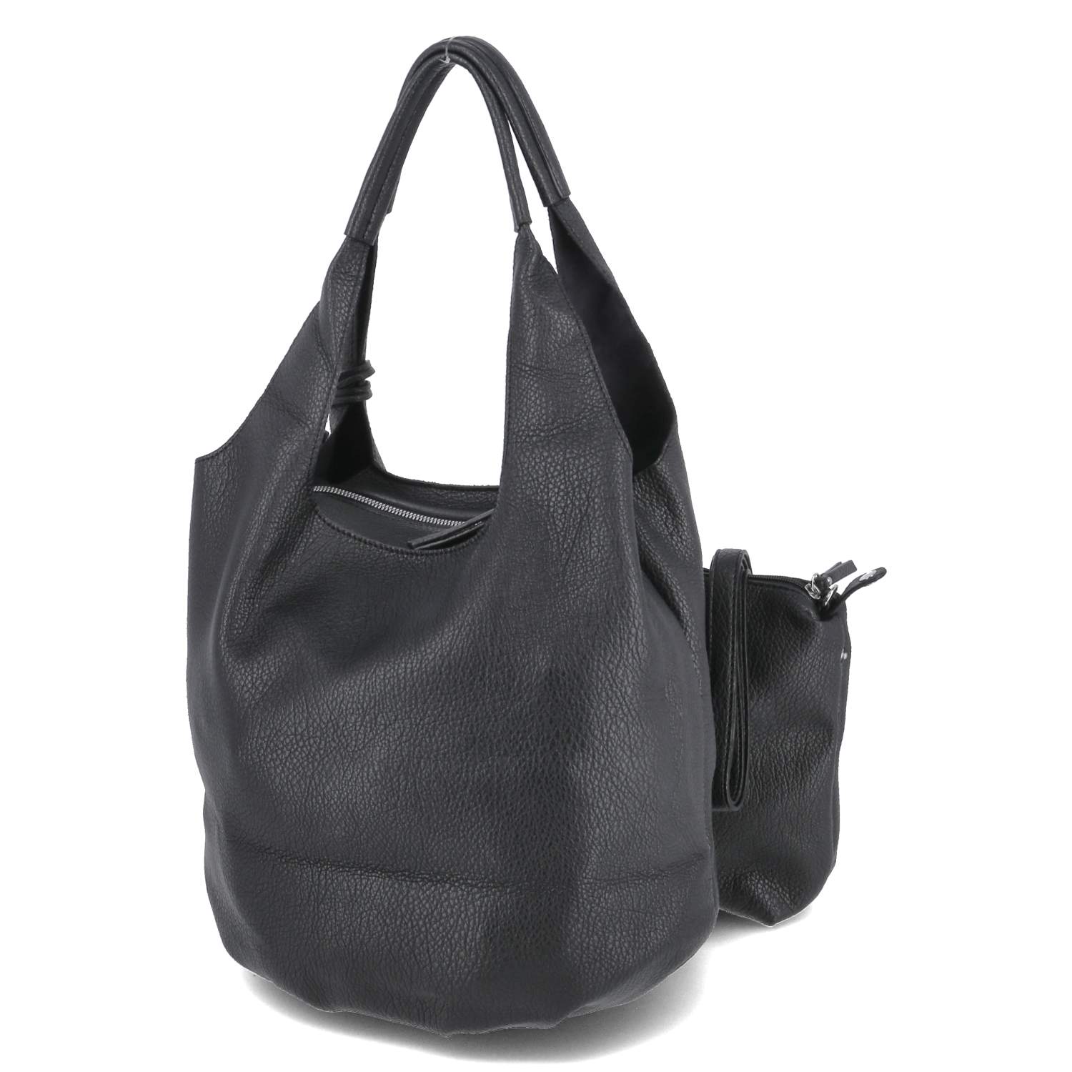 Fräulein Frida Bucket Bag - black