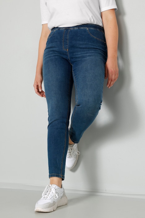 PushUp-Jeggings, Elastikbund