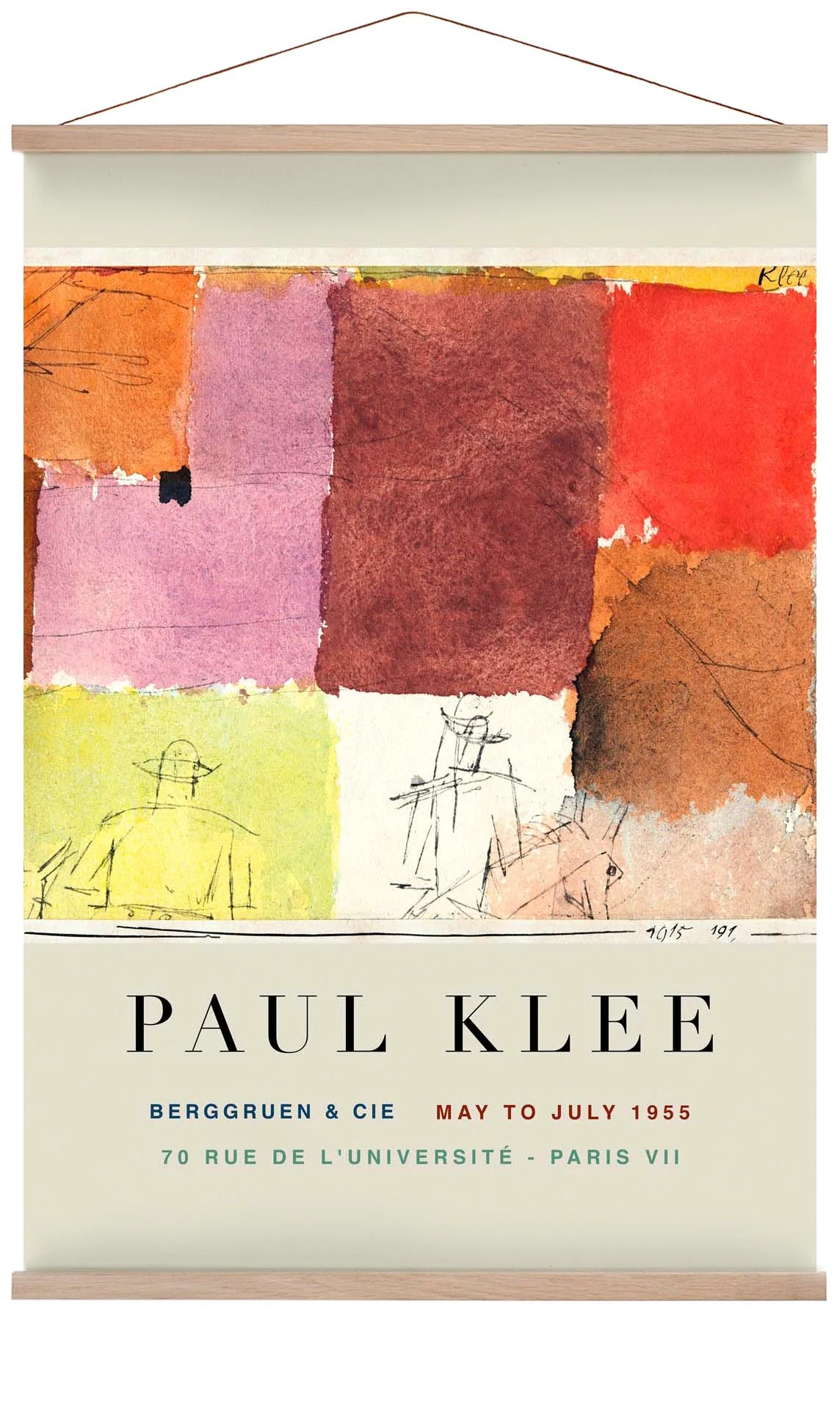 Paul Klee Komposition mit Figuren Kunstausstellung