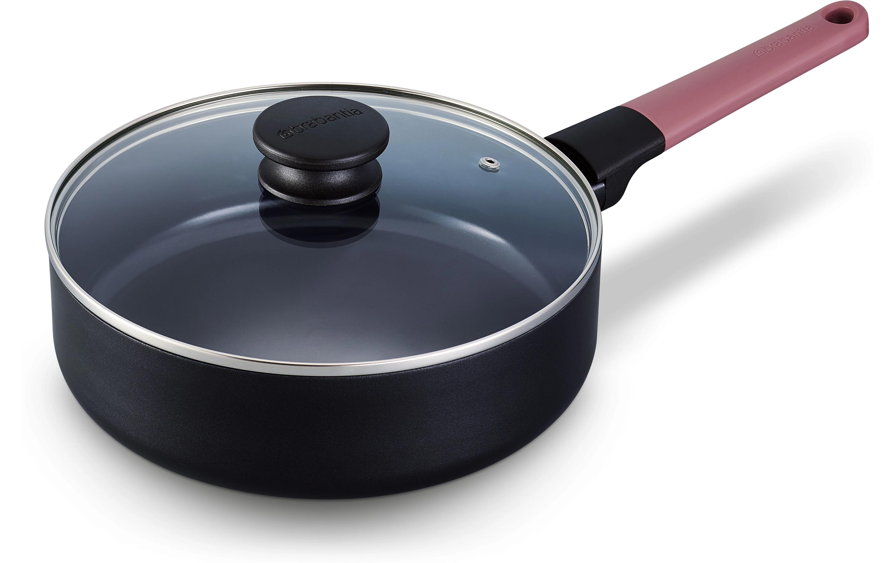Bräter Tasty+ 24 cm, Schwarz/Grape RedSautierpfanne