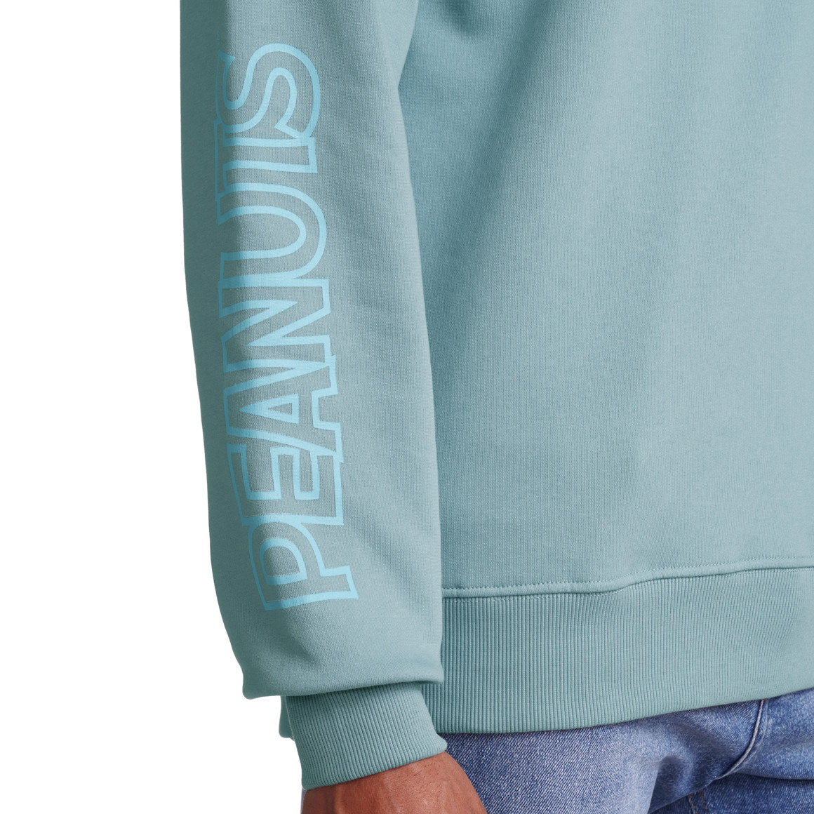 Jonas Nielsen Peanuts Hoodie mit Print hellblau